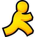 AOL Instant Messenger Icon 128x128 png